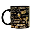 Caneca Em Cerâmica Rock Caveira - 340ml