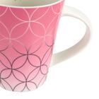 Caneca Em Cerâmica Rosa 340ml