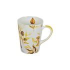 Caneca Em Porcelana Haus Outono 340ml Dourada