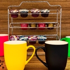 Caneca Em Porcelana Lyor Soft Touch 350ml Amarela