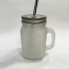 Caneca Em Vidro Com Tampa E Canudo 450 Ml Ice