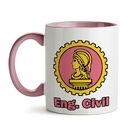 Caneca Engenharia Civil Símbolo E Ícones