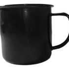 Caneca Esmaltada 350ml Ágata 9 X 7,8cm Em Metal Branca