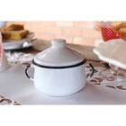 Caneca Esmaltada Nº6 Ewel - Branco