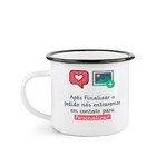 Caneca Esmaltada Personalizada