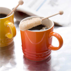Caneca Espresso De Cerâmica 100ml Le Creuset Laranja