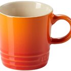 Caneca Espresso De Cerâmica 100ml Le Creuset Laranja 4und