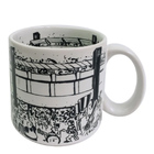 Caneca Estádio Do Vozao 360 Ml Cerâmica Ceara Licenciada Bran