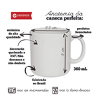 Caneca Estádio Do Vozao 360 Ml Cerâmica Ceara Licenciada Bran