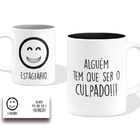 Caneca Estagiario Profissão Presente 325ml Branca Cerâmina