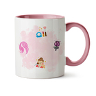 Caneca Esteticista Feminina Rosa Cabelo:ruivo