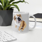 Caneca Eu Amo Buldog