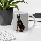 Caneca Eu Amo Doberman
