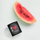 Caneca Eu Amo Pug Black