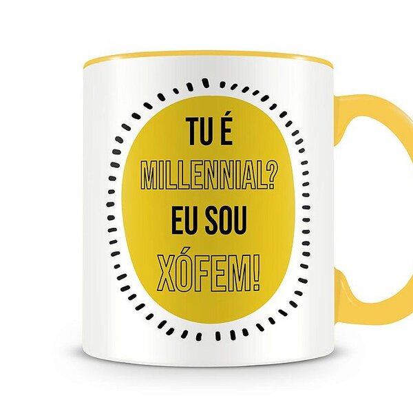 Caneca Eu Sou Xófem Amarela