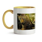Caneca Exército Brasileiro Floresta - Interior E Alça Amarelo