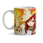 Caneca Fairy Tail Personagens 02 Interior E Alça Branca