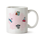 Caneca Farmacêutica Feminina Branca Cabelo:preto Liso