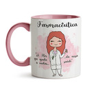 Caneca Farmacêutica Feminina Rosa Cabelo:ruivo