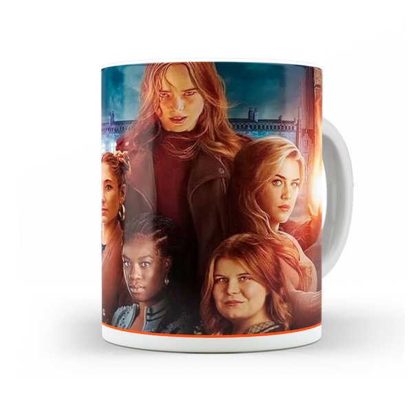 Caneca Fate The Winx Saga Personagens Fire - Interior E Alça