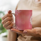 Caneca Feliz Dia Das Mães Floral Rosa