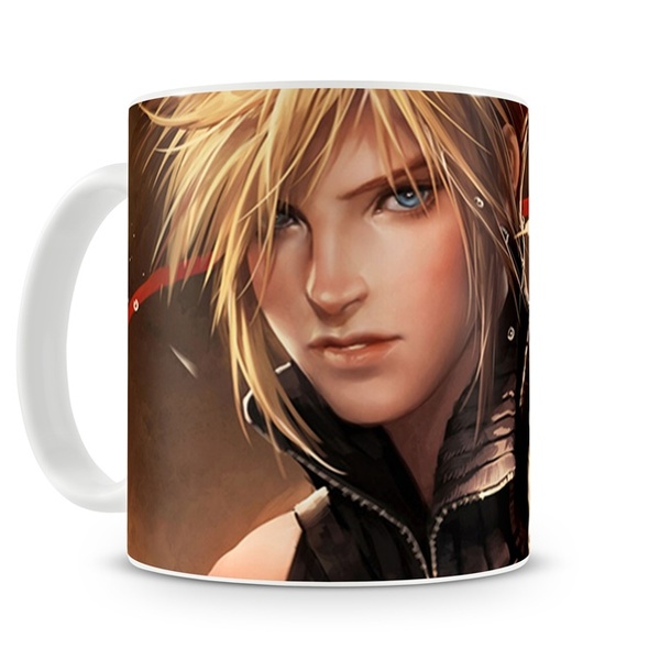 Caneca Final Fantasy Cloud Strife