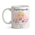 Caneca Fisioterapeuta Branca - Loiro Liso