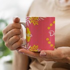 Caneca Florido Feliz Dia Das Mães Eu Te Amo