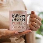 Caneca Flork Aniversário Mais Um Ano De Prints E Fofocas