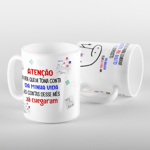 Caneca Flork Atenção Para Quem Toma Conta
