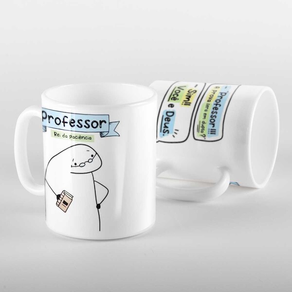 Caneca Flork Bento Meme Professor