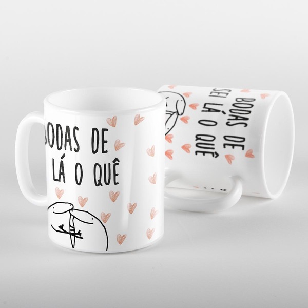 Caneca Flork Bodas De Sei La O Que