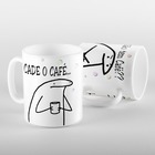 Caneca Flork Cadê O Café