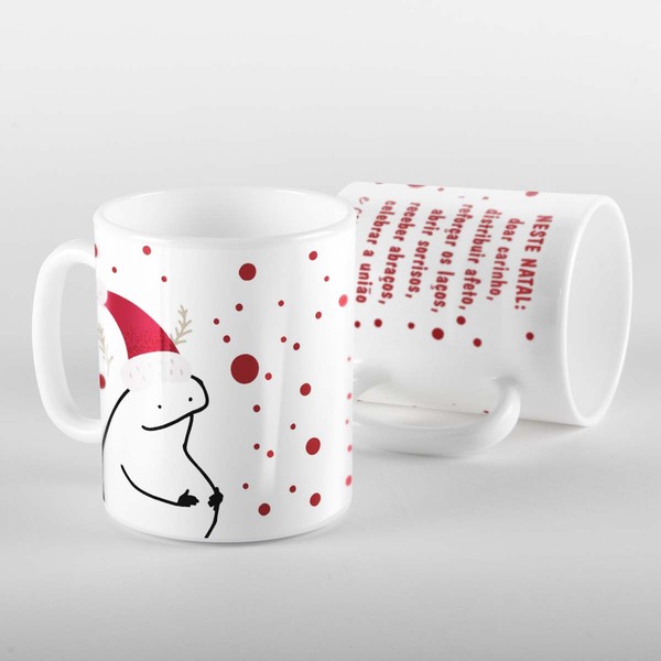 Caneca Flork De Natal Neste Natal Comer Muito