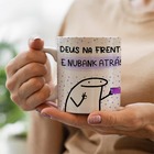 Caneca Flork Deus Na Frente