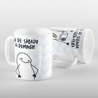 Caneca Flork Eu De Sabado A Domingo