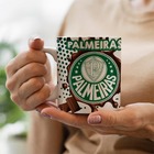 Caneca Flork Feliz Pascoa Palmeiras