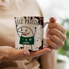 Caneca Flork Feliz Pascoa Palmeiras