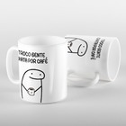 Caneca Flork Gente Chata Por Café