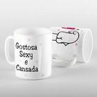 Caneca Flork Gostosa Sexy E Cansada