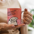 Caneca Flork Meme Assistente Social
