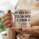 Caneca Flork Meu Médico Disse