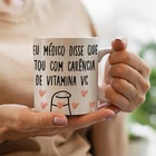 Caneca Flork Meu Médico Disse