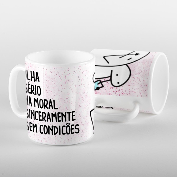 Caneca Flork Olha Serio Na Moral