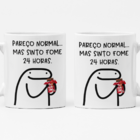 Caneca Flork Pareço Normal.... Mas Sinto Fome 24 Horas