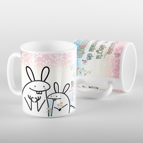 Caneca Flork Pascoa Com Alegria