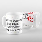 Caneca Flork Paz Amor Positividade
