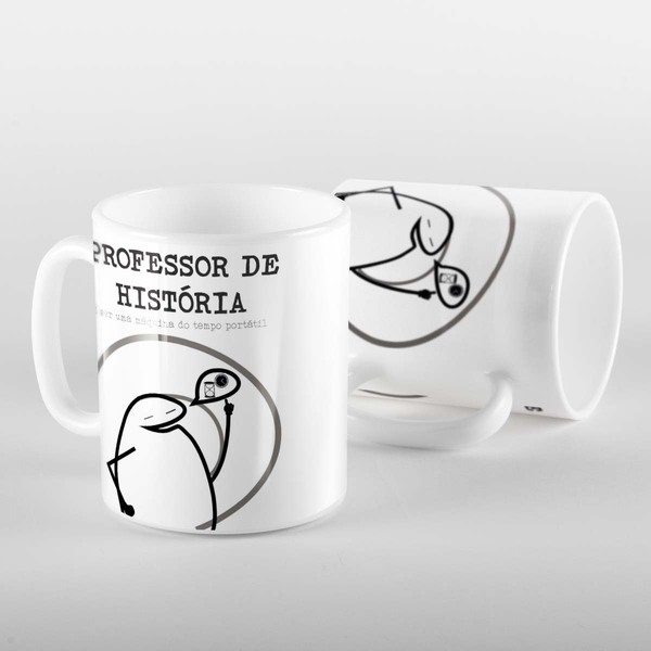 Caneca Flork Professor De História Portátil