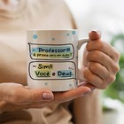 Caneca Flork Professor Rei Da Paciência