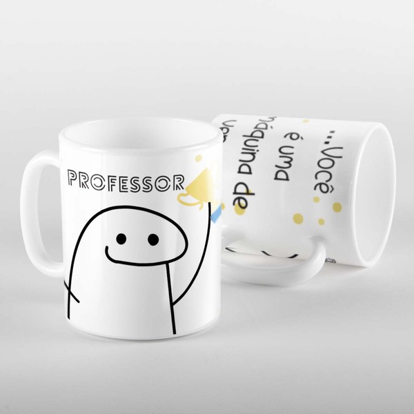 Caneca Flork Professor Você É Uma Máquina De Vencer